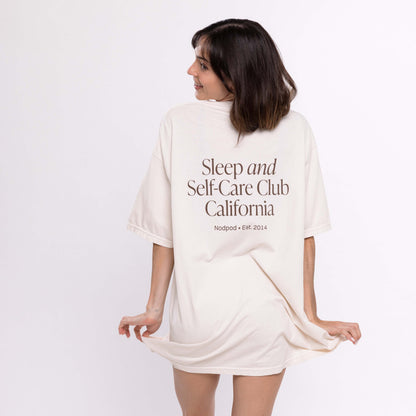 Sleep & Self-Care Club Oversized Sleep Tee